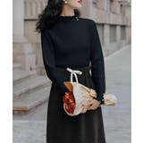 【裏起毛】パールボタンフリルハイネックリブニットトップス【SHOPLIST限定 … | SEU | 詳細画像20