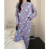 【上下セット】ふわもこリブフランネルルームウェア2点セット【SHOPLIST限定… | SEU | 詳細画像13
