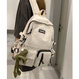 多機能ポケット付きナイロンデイパック バックパック【SHOPLIST限定 新作 | SEU | 詳細画像3
