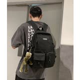 多機能ポケット付きナイロンデイパック バックパック【SHOPLIST限定 新作 | SEU | 詳細画像15