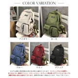 多機能ポケット付きナイロンデイパック バックパック【SHOPLIST限定 新作 | SEU | 詳細画像2