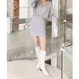 フード付きハーフジップ長袖タイトミニワンピース【SHOPLIST限定 新作 春 | SEU | 詳細画像34 