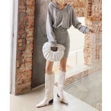 フード付きハーフジップ長袖タイトミニワンピース【SHOPLIST限定 新作 春 | SEU | 詳細画像35 