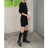 フード付きハーフジップ長袖タイトミニワンピース【SHOPLIST限定 新作 春 | SEU | 詳細画像20 