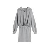 フード付きハーフジップ長袖タイトミニワンピース【SHOPLIST限定 新作 春 | SEU | 詳細画像37 
