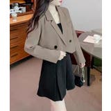 ショート丈テーラードジャケット【SHOPLIST限定 新作 春 秋 冬】 | SEU | 詳細画像21 