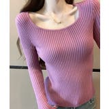 Uネックリブニットトップス【SHOPLIST限定 新作 春 夏 秋 冬】 | SEU | 詳細画像18 