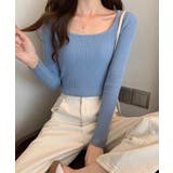 Uネックリブニットトップス【SHOPLIST限定 新作 春 夏 秋 冬】 | SEU | 詳細画像15 