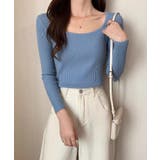 Uネックリブニットトップス【SHOPLIST限定 新作 春 夏 秋 冬】 | SEU | 詳細画像12 