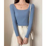 Uネックリブニットトップス【SHOPLIST限定 新作 春 夏 秋 冬】 | SEU | 詳細画像13 