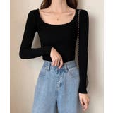 Uネックリブニットトップス【SHOPLIST限定 新作 春 夏 秋 冬】 | SEU | 詳細画像8 