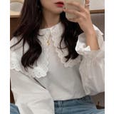 レースビッグカラーブラウス【SHOPLIST限定 新作 春 夏 秋 冬】 | SEU | 詳細画像12 
