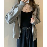 サーマル生地で着心地抜群！ZIPパーカー ジップパーカー カジュアル【SHOPL… | SEU | 詳細画像7 