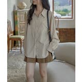 ストライプオーバーサイズシャツ【SHOPLIST限定 新作 春 夏 秋】 | SEU | 詳細画像10 