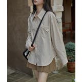 ストライプオーバーサイズシャツ【SHOPLIST限定 新作 春 夏 秋】 | SEU | 詳細画像11 