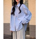 ストライプオーバーサイズシャツ【SHOPLIST限定 新作 春 夏 秋】 | SEU | 詳細画像13 