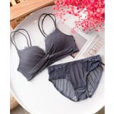 【2点セット】ノンワイヤー セクシーレース ブラ＆ショーツセット【SHOPLIS… | SEU | 詳細画像23 