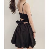 バックリボンバルーンミニワンピース【SHOPLIST限定 新作 春 夏 秋】 | SEU | 詳細画像21 