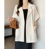 半袖テーラードジャケット【SHOPLIST限定 新作 春 夏 秋】 | SEU | 詳細画像3