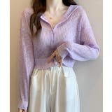 クロップド丈サマーニットシアーフーディー【SHOPLIST限定 新作 春 | SEU | 詳細画像28 