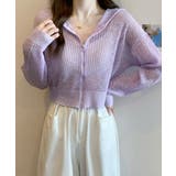 クロップド丈サマーニットシアーフーディー【SHOPLIST限定 新作 春 | SEU | 詳細画像29 