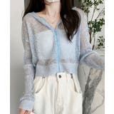 クロップド丈サマーニットシアーフーディー【SHOPLIST限定 新作 春 | SEU | 詳細画像13 