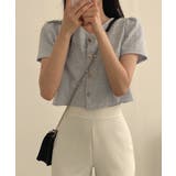 ツイード風ノーカラー半袖ジャケット【SHOPLIST限定 新作 春 夏 秋】 | SEU | 詳細画像7 