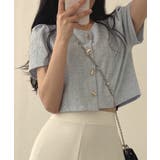 ツイード風ノーカラー半袖ジャケット【SHOPLIST限定 新作 春 夏 秋】 | SEU | 詳細画像9 