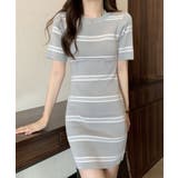 ボーダーニットワンピース【SHOPLIST限定 新作 春 夏 秋】 | SEU | 詳細画像12 