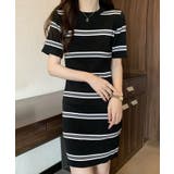 ボーダーニットワンピース【SHOPLIST限定 新作 春 夏 秋】 | SEU | 詳細画像8 