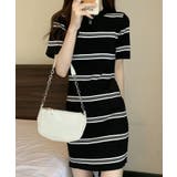 ボーダーニットワンピース【SHOPLIST限定 新作 春 夏 秋】 | SEU | 詳細画像7 