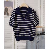 スキッパーネックボーダートップス【SHOPLIST限定 新作 春 夏 秋】 | SEU | 詳細画像36 