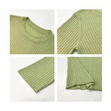 【7色】ベーシックリブ五分袖ニット【SHOPLIST限定 新作 春 夏 秋】 | SEU | 詳細画像26 