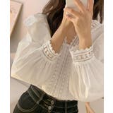 Vネックフリルレースブラウス【SHOPLIST限定 新作 春 夏 秋】 | SEU | 詳細画像10 