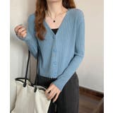 Vネックリブニットカーディガン【SHOPLIST限定 新作 春 夏 秋 冬】 | SEU | 詳細画像21 