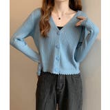 Vネックリブニットカーディガン【SHOPLIST限定 新作 春 夏 秋 冬】 | SEU | 詳細画像18 