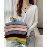 Vネックリブニットカーディガン【SHOPLIST限定 新作 春 夏 秋 冬】 | SEU | 詳細画像24 