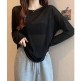 【8色選べる】長袖シアートップス 日焼け対策 冷房対策【SHOPLIST限定 | SEU | 詳細画像24 