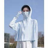 UV対策フェイスカバー指穴付きフードパーカー【SHOPLIST限定 新作 春 | SEU | 詳細画像13 