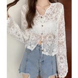 フラワーレースシアーカーディガン【SHOPLIST限定 新作 春 夏 秋】 | SEU | 詳細画像5 
