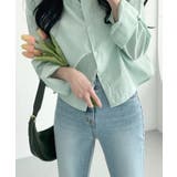 ショート丈ベーシッククロップドシャツ【SHOPLIST限定 新作 春 夏 秋】 | SEU | 詳細画像21 