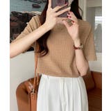 ぽこぽこ素材の涼感シアサッカー風 半袖トップス【SHOPLIST限定 新作 | SEU | 詳細画像19 