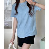 ぽこぽこ素材の涼感シアサッカー風 半袖トップス【SHOPLIST限定 新作 | SEU | 詳細画像27 