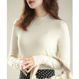 パールボタン付きプチハイネックニットプルオーバー | SAISON DE PAPILLON | 詳細画像27