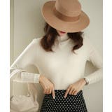 パールボタン付きプチハイネックニットプルオーバー | SAISON DE PAPILLON | 詳細画像29