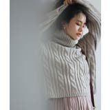 ケーブル編みタートルネックニットプルオーバー | SAISON DE PAPILLON  | 詳細画像26 