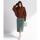 コーデュロイセンタースリットナロースカート | SAISON DE PAPILLON | 詳細画像18