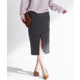 コーデュロイセンタースリットナロースカート | SAISON DE PAPILLON | 詳細画像3