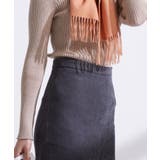 コーデュロイセンタースリットナロースカート | SAISON DE PAPILLON | 詳細画像31