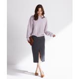 コーデュロイセンタースリットナロースカート | SAISON DE PAPILLON | 詳細画像26